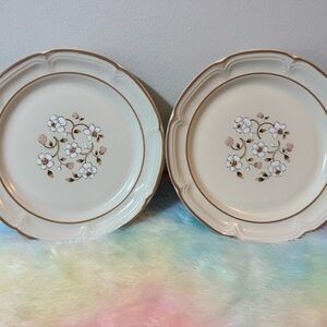 2 Vintage 8 inch stoneware from Japan "Idlewild" The Covington Edition